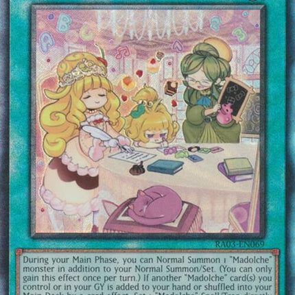 Madolche Salon (UTR) [RA03-EN069] Prismatic Ultimate Rare