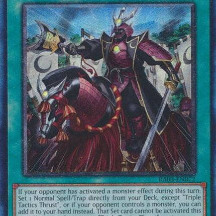 Triple Tactics Thrust (CR) [RA03-EN072] Prismatic Collector's Rare
