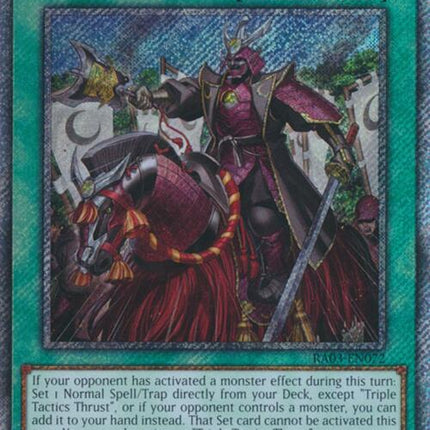 Triple Tactics Thrust (Platinum Secret Rare) [RA03-EN072] Platinum Secret Rare
