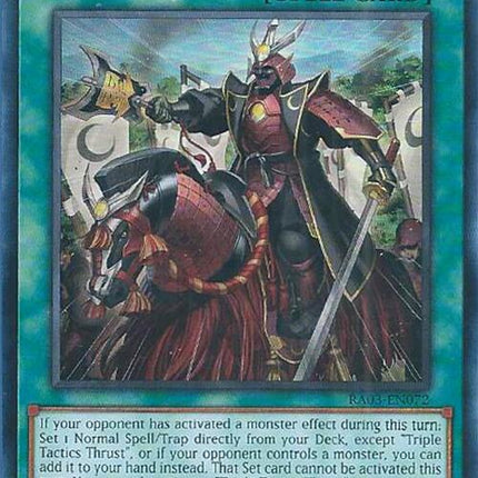 Triple Tactics Thrust [RA03-EN072] Super Rare