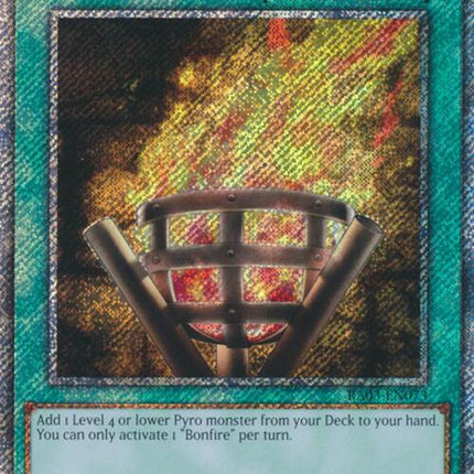 Bonfire (Platinum Secret Rare) [RA03-EN073] Platinum Secret Rare