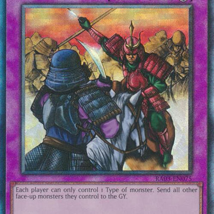 Rivalry of Warlords (UTR) [RA03-EN075] Prismatic Ultimate Rare