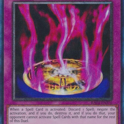 Cursed Seal of the Forbidden Spell (CR) [RA03-EN076] Prismatic Collector's Rare