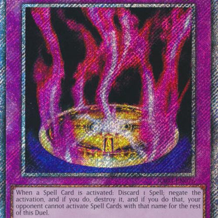 Cursed Seal of the Forbidden Spell (Platinum Secret Rare) [RA03-EN076] Platinum Secret Rare