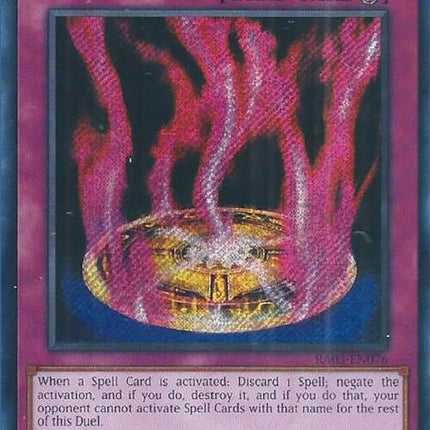 Cursed Seal of the Forbidden Spell (Secret Rare) [RA03-EN076] Secret Rare