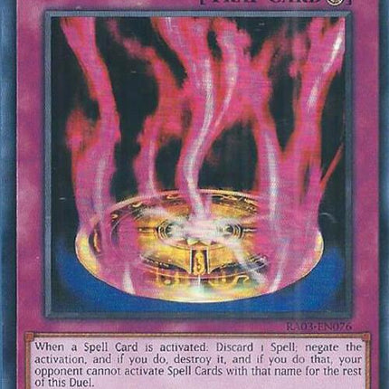 Cursed Seal of the Forbidden Spell [RA03-EN076] Super Rare