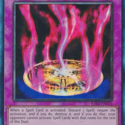 Cursed Seal of the Forbidden Spell (UTR) [RA03-EN076] Prismatic Ultimate Rare