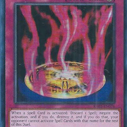 Cursed Seal of the Forbidden Spell (UR) [RA03-EN076] Ultra Rare