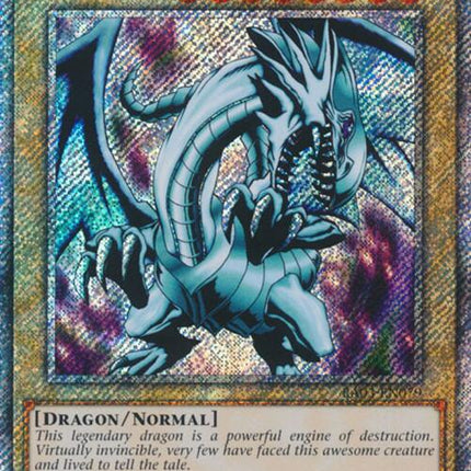 Blue-Eyes White Dragon (Platinum Secret Rare) [RA03-EN079] Platinum Secret Rare