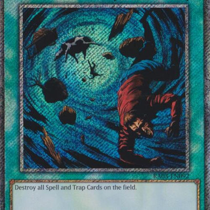Heavy Storm (Platinum Secret Rare) [RA03-EN092] Platinum Secret Rare