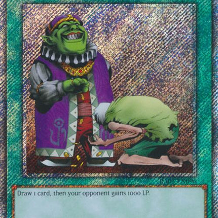 Upstart Goblin (Platinum Secret Rare) [RA03-EN096] Platinum Secret Rare