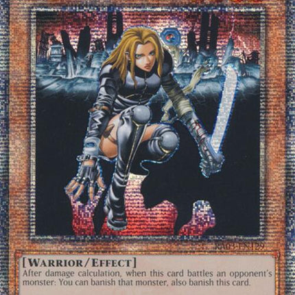 D.D. Warrior Lady (Quarter Century Secret Rare) [RA03-EN129] Quarter Century Secret Rare