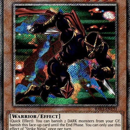 Strike Ninja (Platinum Secret Rare) [RA03-EN131] Platinum Secret Rare