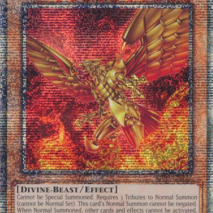 The Winged Dragon of Ra (Quarter Century Secret Rare) [RA03-EN137] Quarter Century Secret Rare