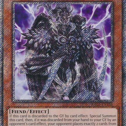 Sillva, Warlord of Dark World (Platinum Secret Rare) [RA03-EN158] Platinum Secret Rare