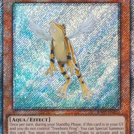 Treeborn Frog (Platinum Secret Rare) [RA03-EN161] Platinum Secret Rare