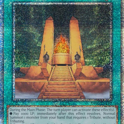 Mausoleum of the Emperor (Quarter Century Secret Rare) [RA03-EN167] Quarter Century Secret Rare