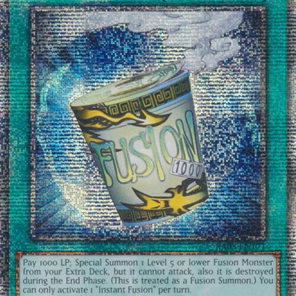 Instant Fusion (Quarter Century Secret Rare) [RA03-EN171] Quarter Century Secret Rare