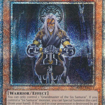 Grandmaster of the Six Samurai (Quarter Century Secret Rare) [RA03-EN174] Quarter Century Secret Rare