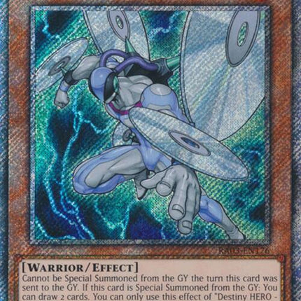 Destiny HERO - Disk Commander (Platinum Secret Rare) [RA03-EN176] Platinum Secret Rare