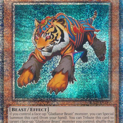 Test Tiger (Quarter Century Secret Rare) [RA03-EN189] Quarter Century Secret Rare