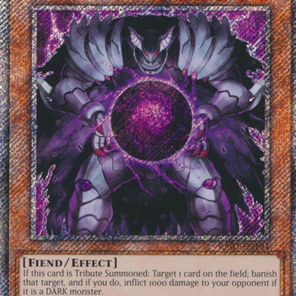 Caius the Shadow Monarch (Platinum Secret Rare) [RA03-EN194] Platinum Secret Rare
