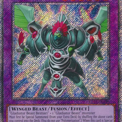 Gladiator Beast Gyzarus (Platinum Secret Rare) [RA03-EN198] Platinum Secret Rare