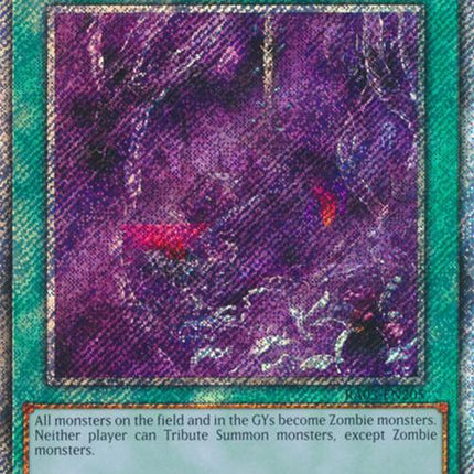 Zombie World (Platinum Secret Rare) [RA03-EN205] Platinum Secret Rare