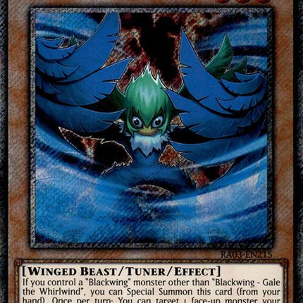 Blackwing - Gale the Whirlwind (Platinum Secret Rare) [RA03-EN215] Platinum Secret Rare