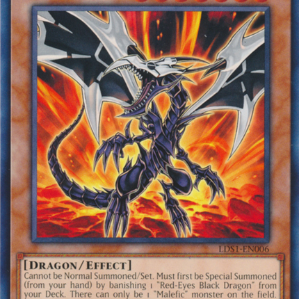 Malefic Red-Eyes Black Dragon [LDS1-EN006] Common