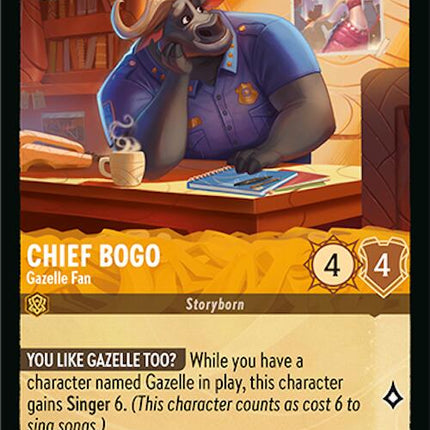 Chief Bogo - Gazelle Fan (11/204) [Azurite Sea]