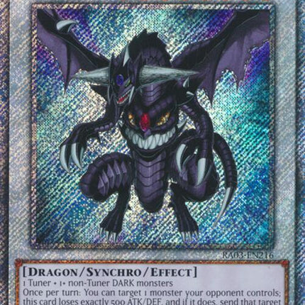Dark End Dragon (Platinum Secret Rare) [RA03-EN216] Platinum Secret Rare