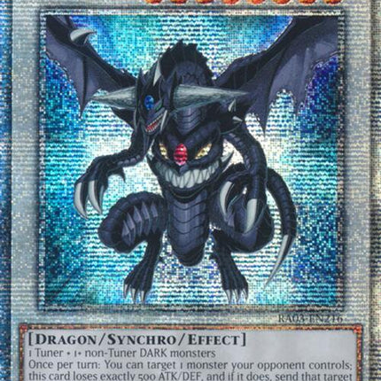 Dark End Dragon (Quarter Century Secret Rare) [RA03-EN216] Quarter Century Secret Rare