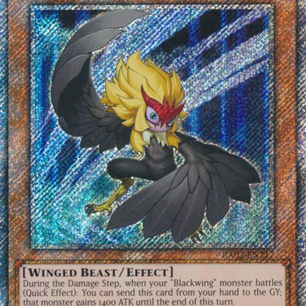 Blackwing - Kalut the Moon Shadow (Platinum Secret Rare) [RA03-EN217] Platinum Secret Rare