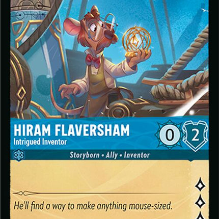Hiram Flaversham - Intrigued Inventor (159/204) [Azurite Sea]
