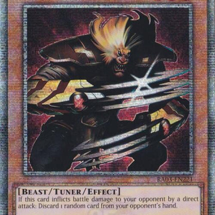 X-Saber Airbellum (Quarter Century Secret Rare) [RA03-EN221] Quarter Century Secret Rare