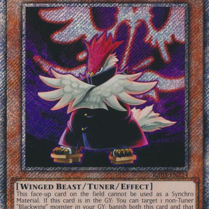 Blackwing - Vayu the Emblem of Honor (Platinum Secret Rare) [RA03-EN224] Platinum Secret Rare