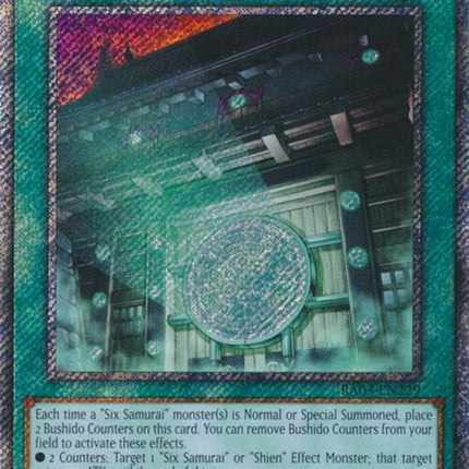 Gateway of the Six (Platinum Secret Rare) [RA03-EN229] Platinum Secret Rare
