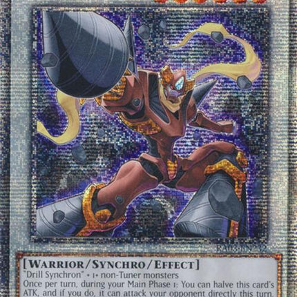 Drill Warrior (Quarter Century Secret Rare) [RA03-EN232] Quarter Century Secret Rare