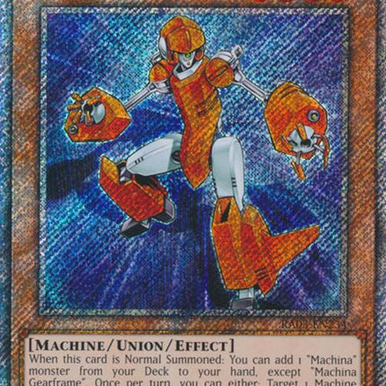 Machina Gearframe (Platinum Secret Rare) [RA03-EN234] Platinum Secret Rare