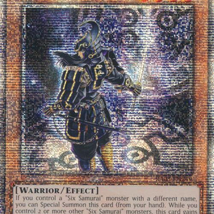 Legendary Six Samurai - Kizan (Quarter Century Secret Rare) [RA03-EN249] Quarter Century Secret Rare
