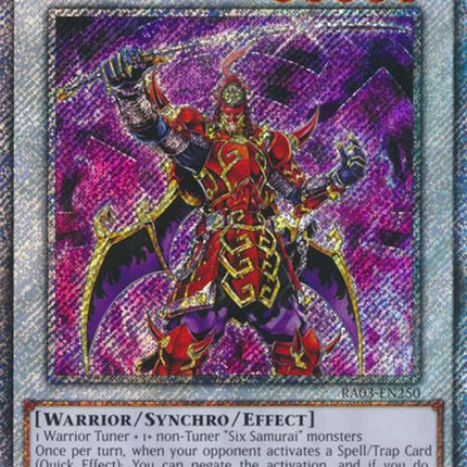 Legendary Six Samurai - Shi En (Platinum Secret Rare) [RA03-EN250] Platinum Secret Rare