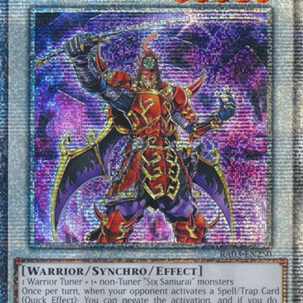 Legendary Six Samurai - Shi En (Quarter Century Secret Rare) [RA03-EN250] Quarter Century Secret Rare