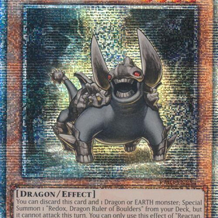Reactan, Dragon Ruler of Pebbles (Quarter Century Secret Rare) [RA03-EN254] Quarter Century Secret Rare