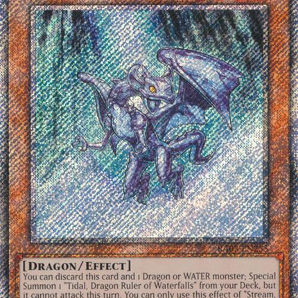 Stream, Dragon Ruler of Droplets (Platinum Secret Rare) [RA03-EN255] Platinum Secret Rare
