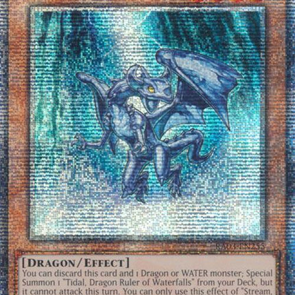 Stream, Dragon Ruler of Droplets (Quarter Century Secret Rare) [RA03-EN255] Quarter Century Secret Rare