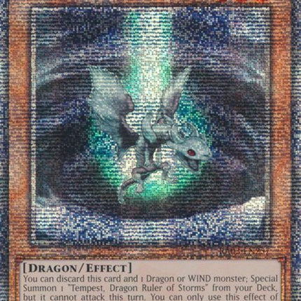 Lightning, Dragon Ruler of Drafts (Quarter Century Secret Rare) [RA03-EN257] Quarter Century Secret Rare