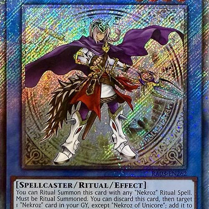 Nekroz of Unicore (Platinum Secret Rare) [RA03-EN262] Platinum Secret Rare