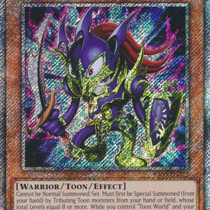 Toon Black Luster Soldier (Platinum Secret Rare) [RA03-EN272] Platinum Secret Rare