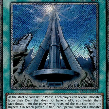 Duel Tower (Platinum Secret Rare) [RA03-EN273] Platinum Secret Rare